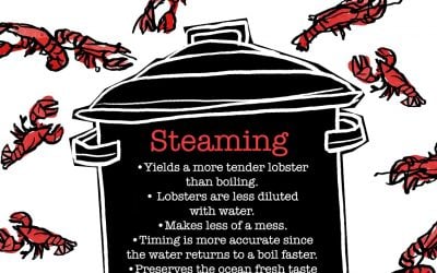 How to Steam Live Lobsters